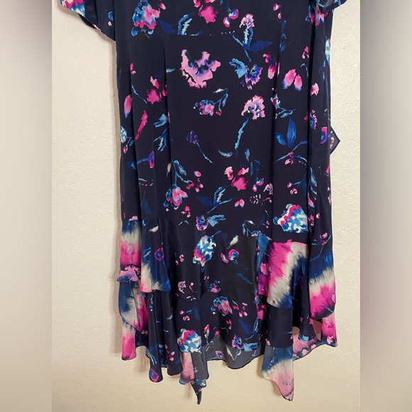 TANYA TAYLOR Estrella Ruffle Dress $595 100% Silk Plus Size 22 2X No Stretch - Picture 14 of 15